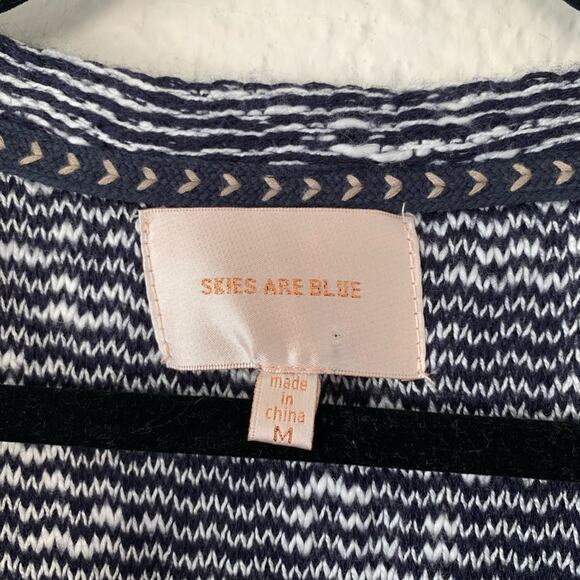 Skies are Blue Stitch Fix striped sweater cardigan - Picture 2 of 4